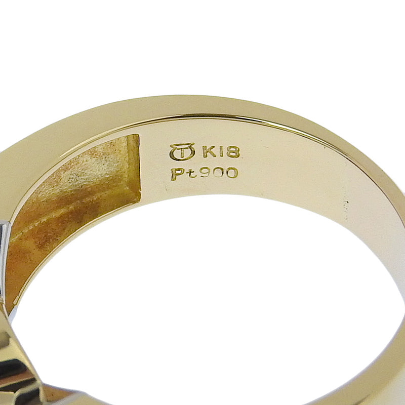TASAKI】タサキ 11号 リング・指輪 K18イエローゴールド×Pt900プラチナ