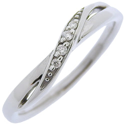 [4 ℃] Yon Sea 7.5 Anillo / anillo K10 Oro blanco x Diamantes Damas A Rango