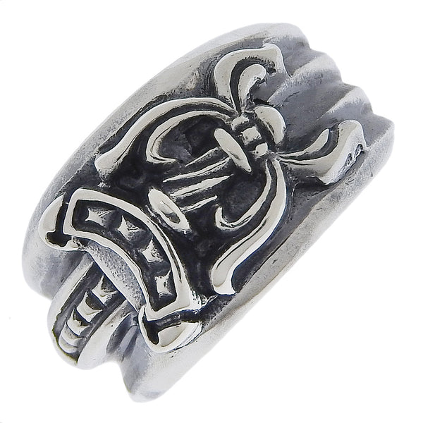 [Corazones cromados] CRome Hearts Dagger Ring 1992/9 Silver 925 17 Rango de anillo/anillo de hombres