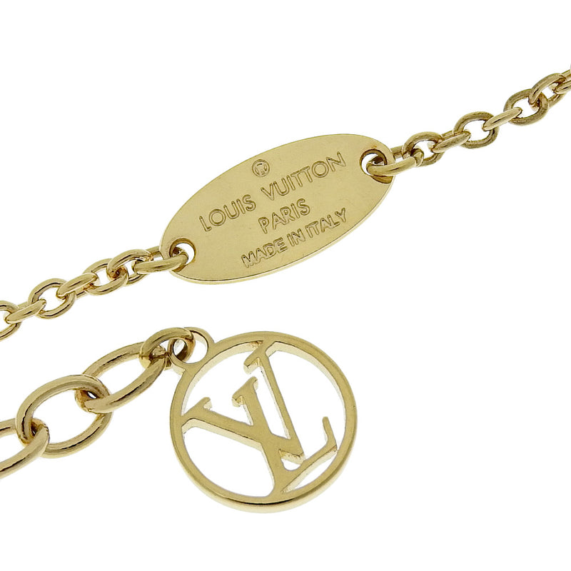 Used] Louis Vuitton Flowerful LV Circle M68127 Bracelet Metal Gold