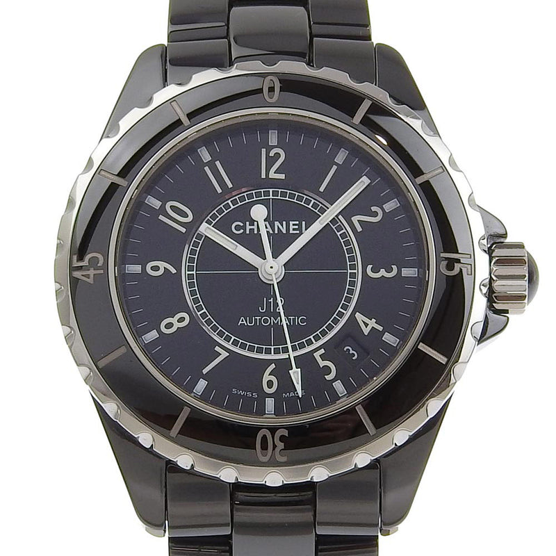 カメリア 黒 CHANEL ®︎ 腕時計 ®︎ J12セラミック - 腕時計(アナログ)
