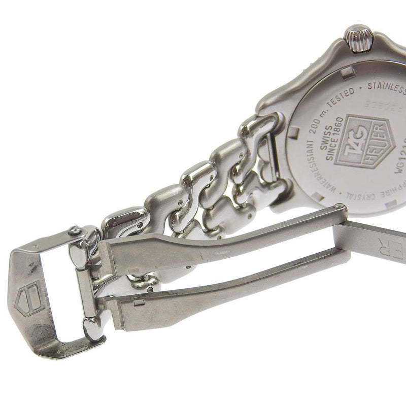 【TAG HEUER】タグホイヤー セルシリーズ セナモデル CG1111-0 ステンレススチール クオーツ クロノグラフ メンズ 白文字盤 腕時計