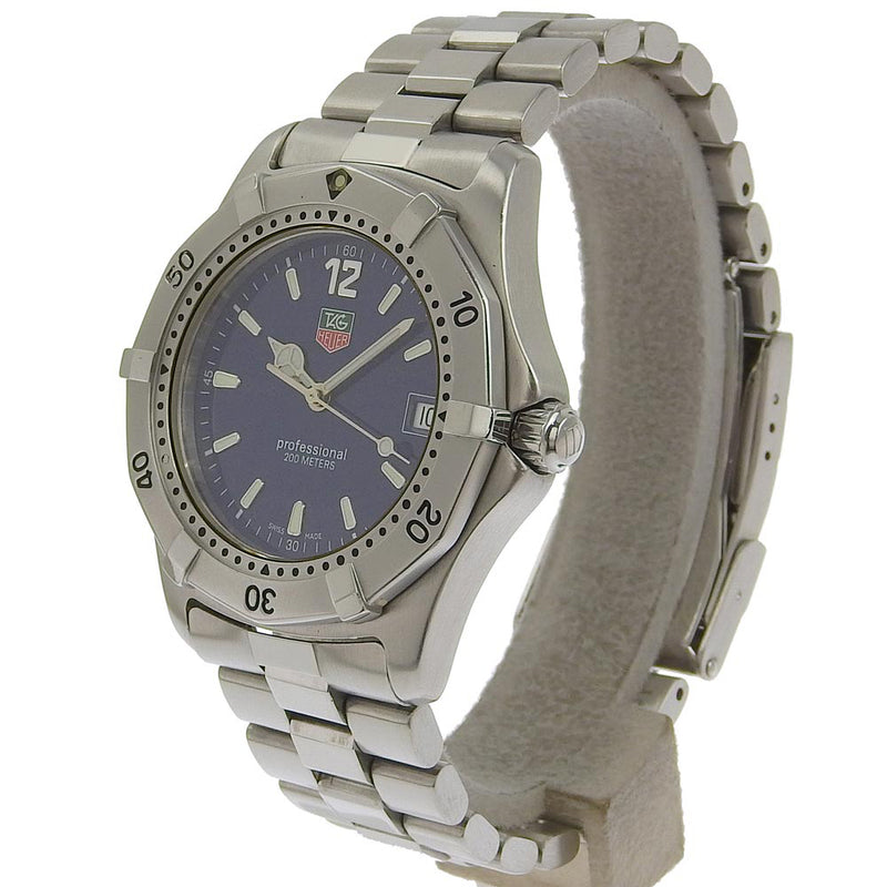【TAG HEUER】タグホイヤー プロフェッショナル クラシック200M WK1113-0 ステンレススチール クオーツ アナログ表示 メンズ ネイビー文字盤 腕時計