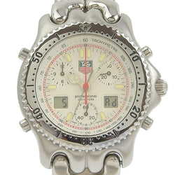 TAG HEUER】タグホイヤー セルシリーズ 腕時計 セナモデル CG1111-0 ステンレススチール クオーツ クロノグラフ 白文字盤 –  KYOTO NISHIKINO