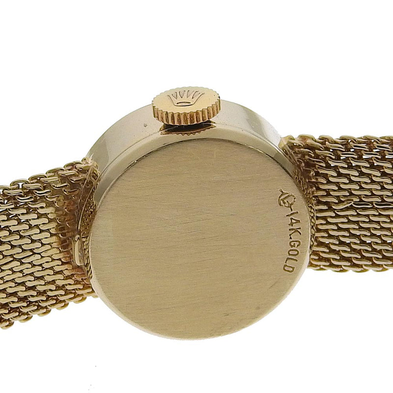 【ROLEX】ロレックス
 アンティーク 腕時計
 cal.1401 K14イエローゴールド 手巻き ゴールド文字盤 antique レディース