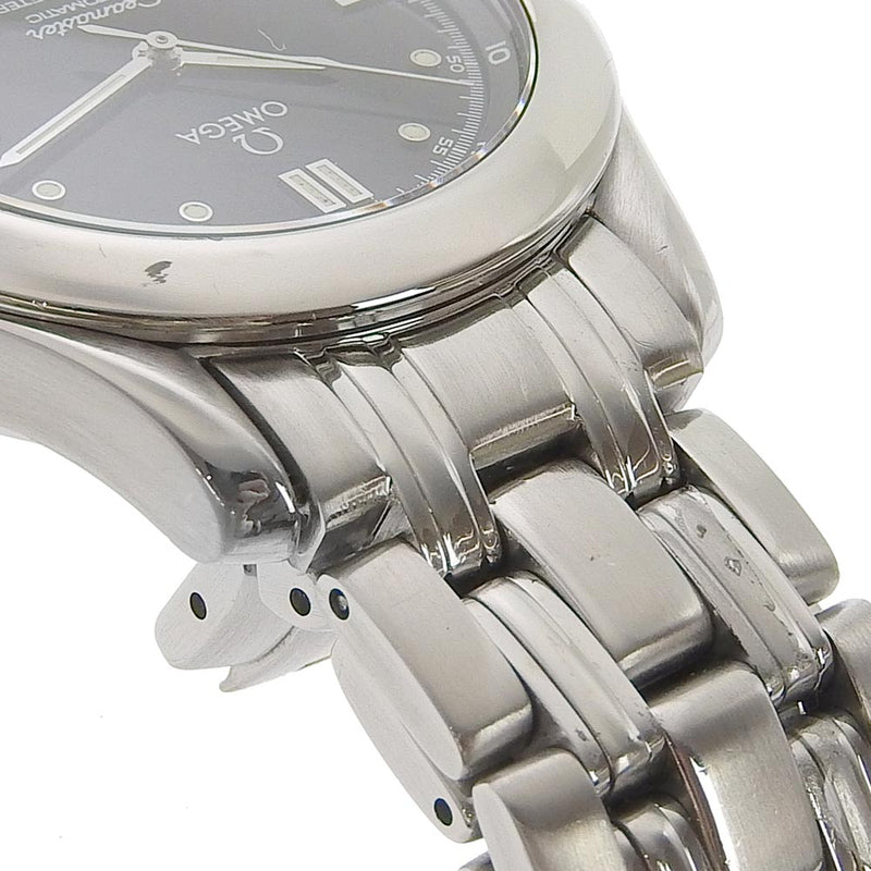[Omega]欧米茄速度大师手表计时量计2511.50不锈钢银色自动黑色拨号赛车大师男士