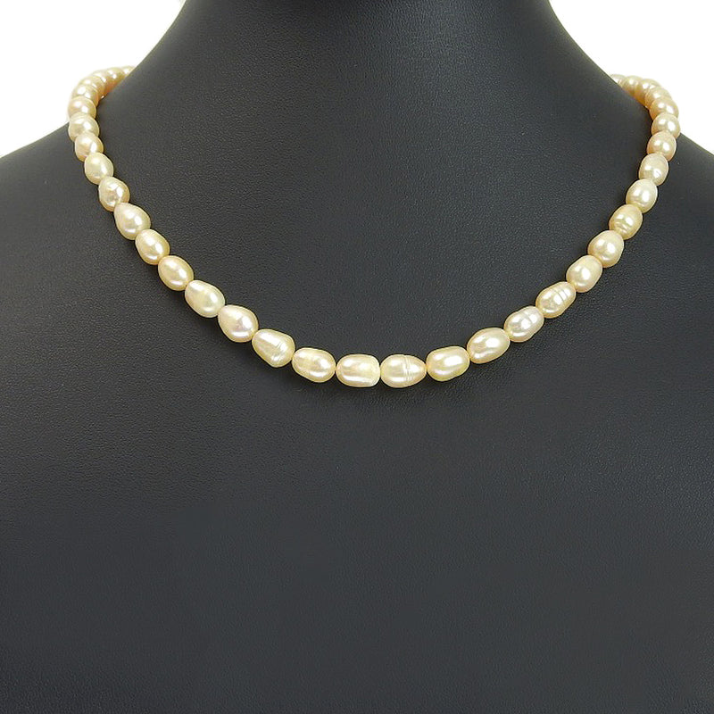 バロックパール ネックレス 5.5～7.0ｍｍ 真珠×金属製 Baroque pearl