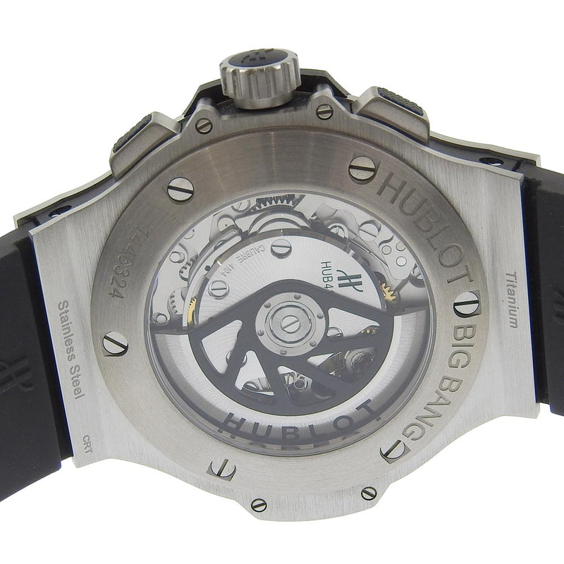 [HUBLOT] Uburo 
 Big Bang Watch 
 301.sx.1170.rx Stainless steel x rubber black dial BIG BANG Men A rank