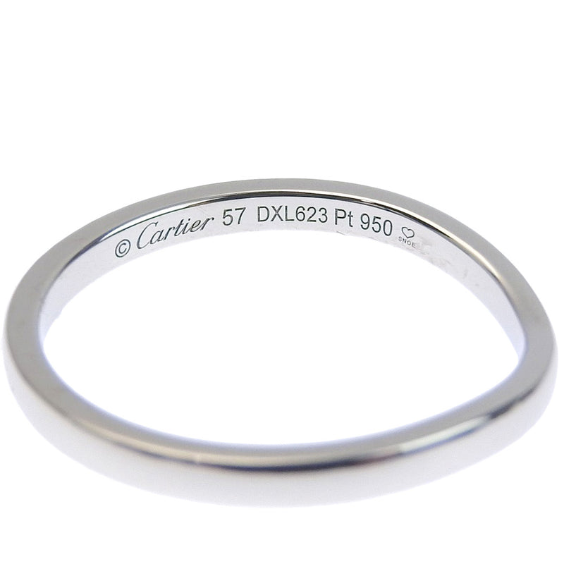 [Cartier] Cartier Valeriner Curve PT950 Platinum 16.5 Unisex Ring / Ring SA Rank