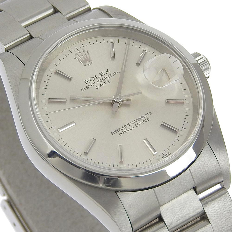 [ROLEX] Rolex Oyster Pecul Date K -number 15200 Stainless Steel Automatic Men's Silver Dial Watch A Rank