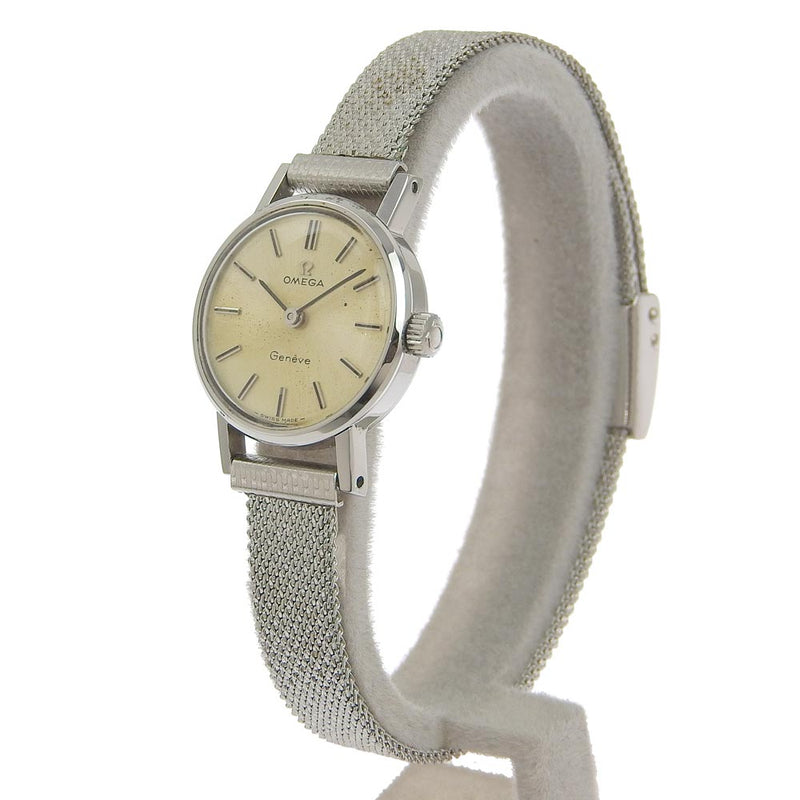 【OMEGA】オメガ
 ジュネーブ 腕時計
 cal.620 ステンレススチール シルバー 手巻き シルバー文字盤 Geneva レディースB-ランク