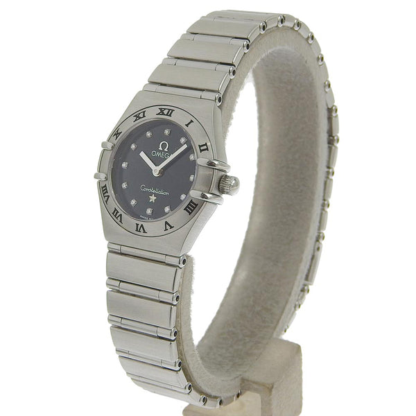 [OMEGA] Omega Constellation Watch 12P Diamond 1566.56 Stainless Steel Quartz Analog Ladies CONSTELLATION Ladies